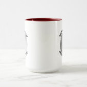 Kleiner Text MAROON Combo 15oz Custom Golf Tasse (Zentrum)