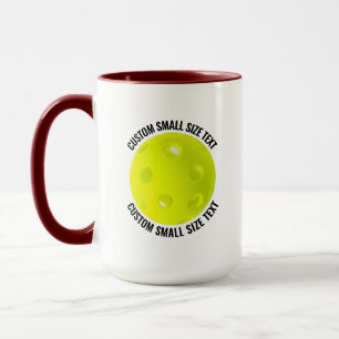 Kleiner Text MAROON Combo 15oz Individueller Pickl Tasse