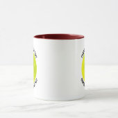 Kleiner Text MAROON Kombi 325g Custom Pickleball Tasse (Zentrum)