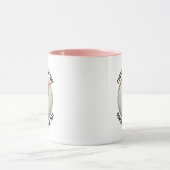Kleiner Text PINK Combo 11oz Individueller Basebal Tasse (Zentrum)
