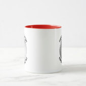 Kleiner Text ROT Combo 11oz individuelles Golf Tasse (Zentrum)