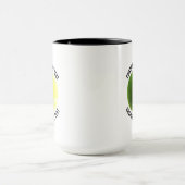 Kleiner Text SCHWARZ Combo 15oz Individueller Tenn Tasse (Zentrum)