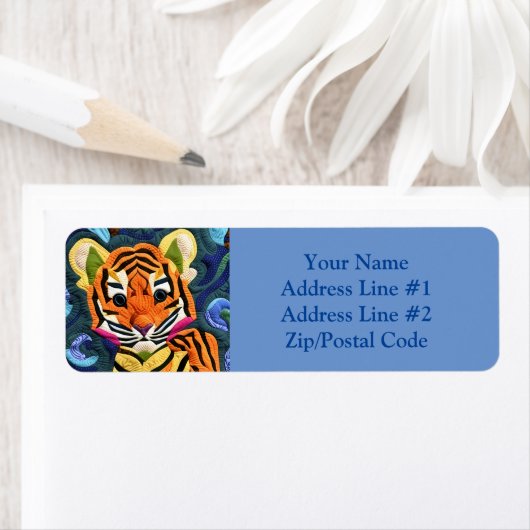 Kleiner Tiger Cub quilt like Design (Insitu)