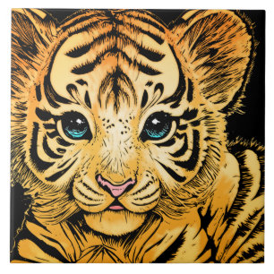 KLEINER TIGER FLIESE