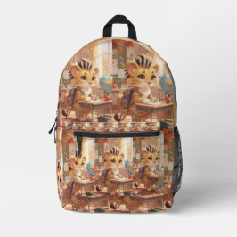 Kleiner Tiger, großer erster Tag Bedruckter Rucksack