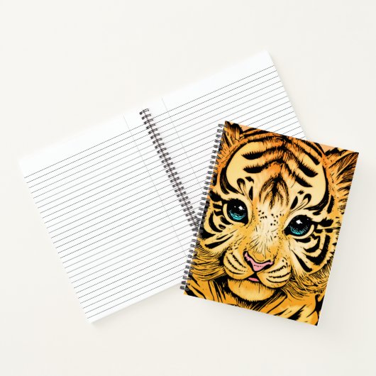 KLEINER TIGER NOTIZBLOCK (Innenseite)