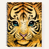 KLEINER TIGER NOTIZBLOCK (Vorderseite)