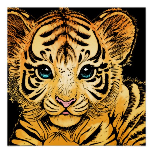 KLEINER TIGER POSTER (Vorderseite)