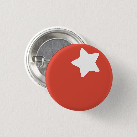 Kleiner Tomate-Knopf Button (Vorne & Hinten)
