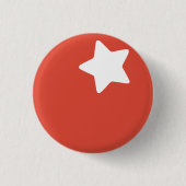 Kleiner Tomate-Knopf Button (Vorderseite)