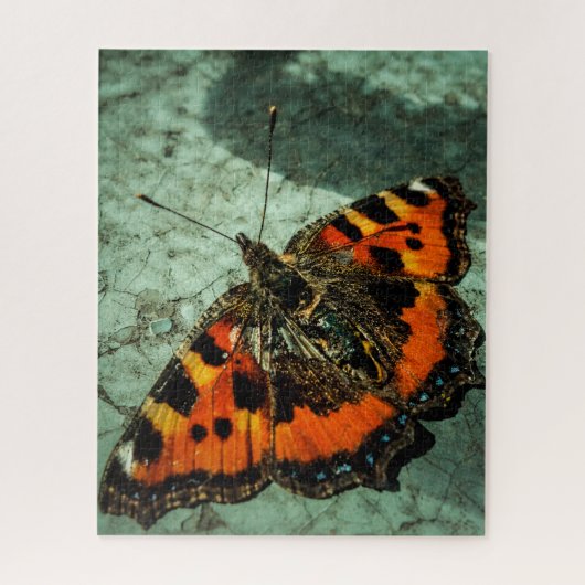 Kleiner Tortoiseshell Butterfly Puzzle (Vertikal)