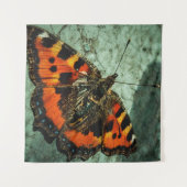 Kleiner Tortoiseshell Butterfly Wandteppich (Vorderseite (Horizontal))