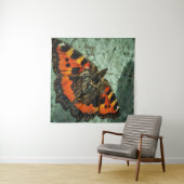Kleiner Tortoiseshell Butterfly Wandteppich (Beispiel (Horizontal))
