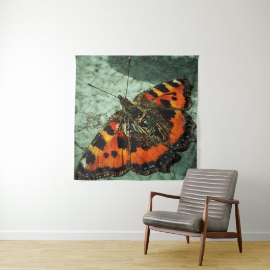 Kleiner Tortoiseshell Butterfly Wandteppich (Beispiel)