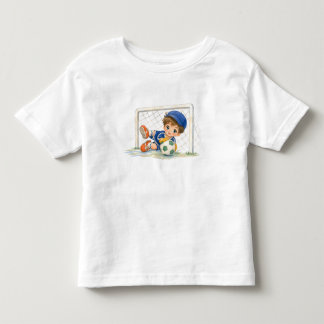 Kleiner Torwart in Aktion Kleinkind T-shirt