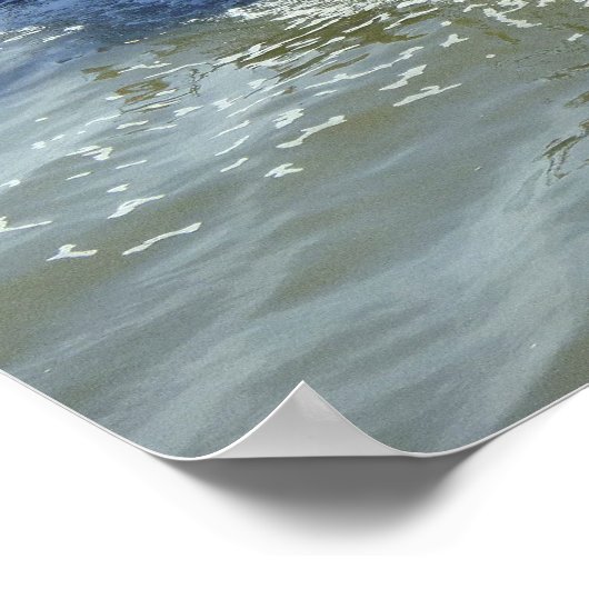 Kleiner Trawler, Cardiff Bay Harbour Poster (Ecke)