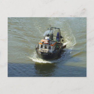 Kleiner Trawler, Cardiff Bay Harbour Postkarte