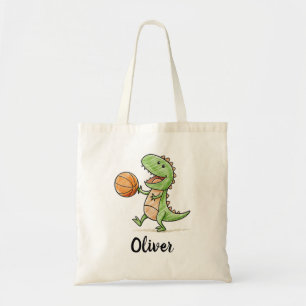Kleiner Trex spielt Basketball Tragetasche