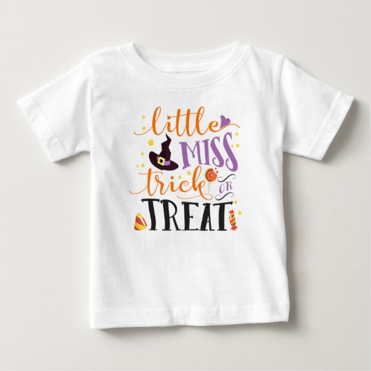 kleiner Trick oder niedliche Halloween Baby T-shirt (Vorderseite)