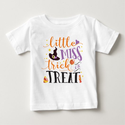 kleiner Trick oder niedliche Halloween Baby T-shirt (Vorderseite)