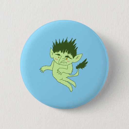 Kleiner Troll-Button Button (Vorderseite)