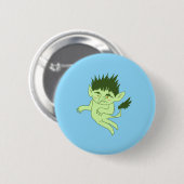 Kleiner Troll-Button Button (Vorne & Hinten)