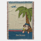 Kleiner tropischer Affe Decke (Vorderseite Vertikal)