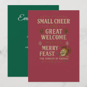 Kleiner Trost und große Willkommen Einladung (Vorne/Hinten)