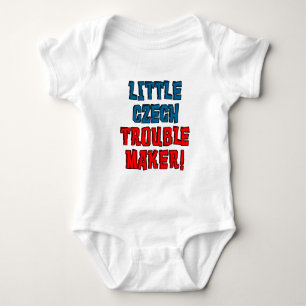 Kleiner tschechischer Trouble Maker Baby Strampler