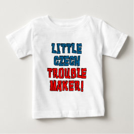 Kleiner tschechischer Trouble Maker Baby T-shirt