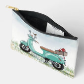 Kleiner Türkis Roller Zubehörtasche (Offen)
