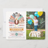 Kleiner türkischer Erntedank jedes Alters Geburtst Einladung (Vorderseite)