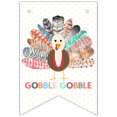 Kleiner türkischer Erntedank jedes Alters Geburtst Wimpelkette (Erste Fahne)