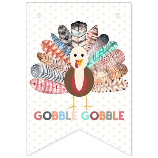 Kleiner türkischer Erntedank jedes Alters Geburtst Wimpelkette (Erste Fahne)