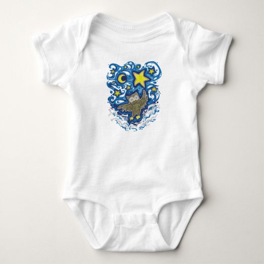Kleiner Twinkle-Stern Baby Strampler (Vorderseite)