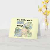 Kleiner Typ ist ein Hemd und Geschenke Karte (Gelbe Blume)