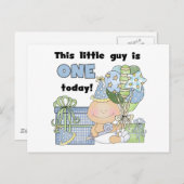 Kleiner Typ ist ein Hemd und Geschenke Postkarte (Vorne/Hinten)