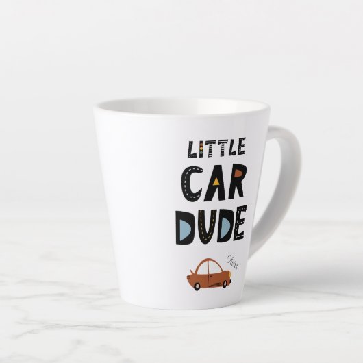 Kleiner Typ Vorname Junge Milchtasse (Rechte Ecke)