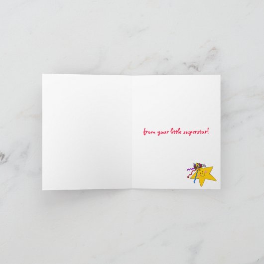 Kleiner ukrainischer Superstar Karte (Innenseite)