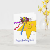 Kleiner ukrainischer Superstar Karte (Gelbe Blume)