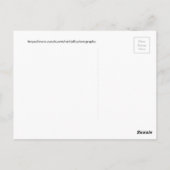 Kleiner und mächtiger Kolibri Postkarte (Rückseite)