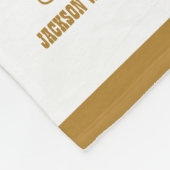 Kleiner Vater Fleecedecke (Ecke)