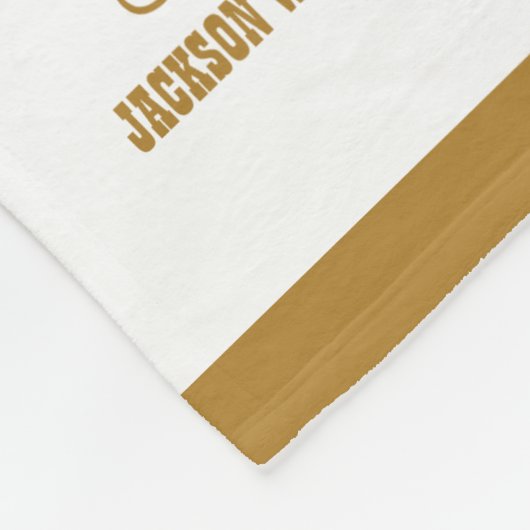 Kleiner Vater Fleecedecke (Ecke)