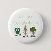 Kleiner Vegetarier Button (Vorderseite)