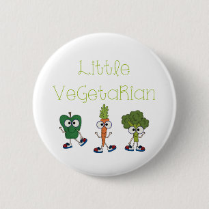 Kleiner Vegetarier Button