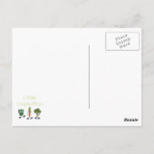Kleiner Vegetarier Postkarte (Rückseite)