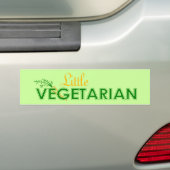 Kleiner vegetarischer Autoaufkleber (Auf Auto)