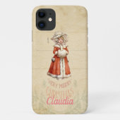 Kleiner Viktorianischer Caroler Custom Christmas Case-Mate iPhone Hülle (Rückseite)