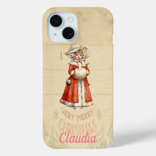 Kleiner Viktorianischer Caroler Custom Christmas Case-Mate iPhone Hülle