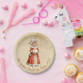Kleiner Viktorianischer Caroler Custom Christmas Pappteller (Party)